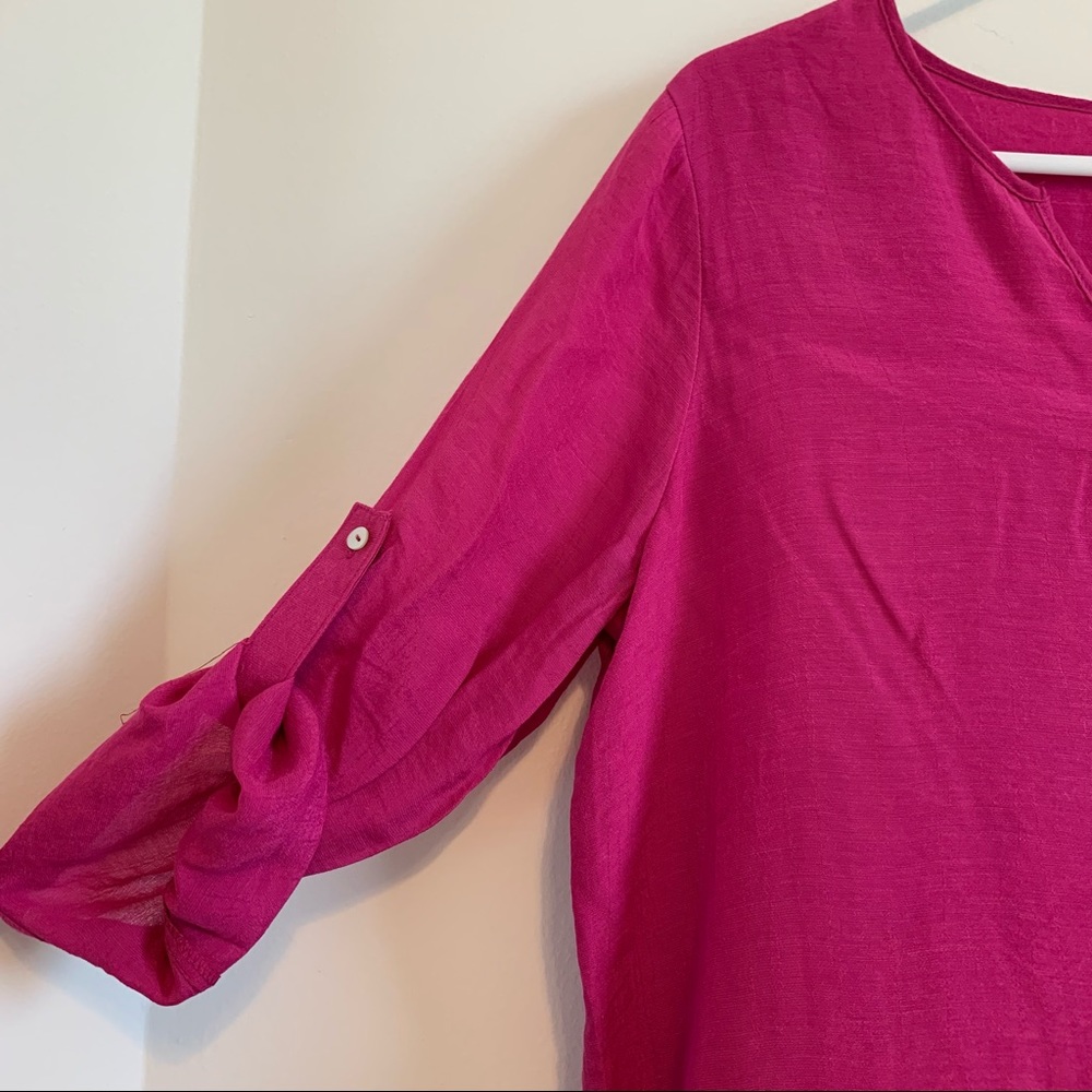 Hot Pink Blouse - Picture 3 of 5